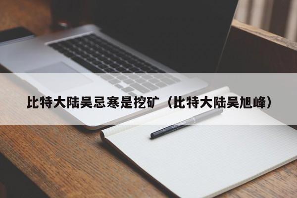 比特大陆吴忌寒是挖矿(比特大陆吴旭峰)